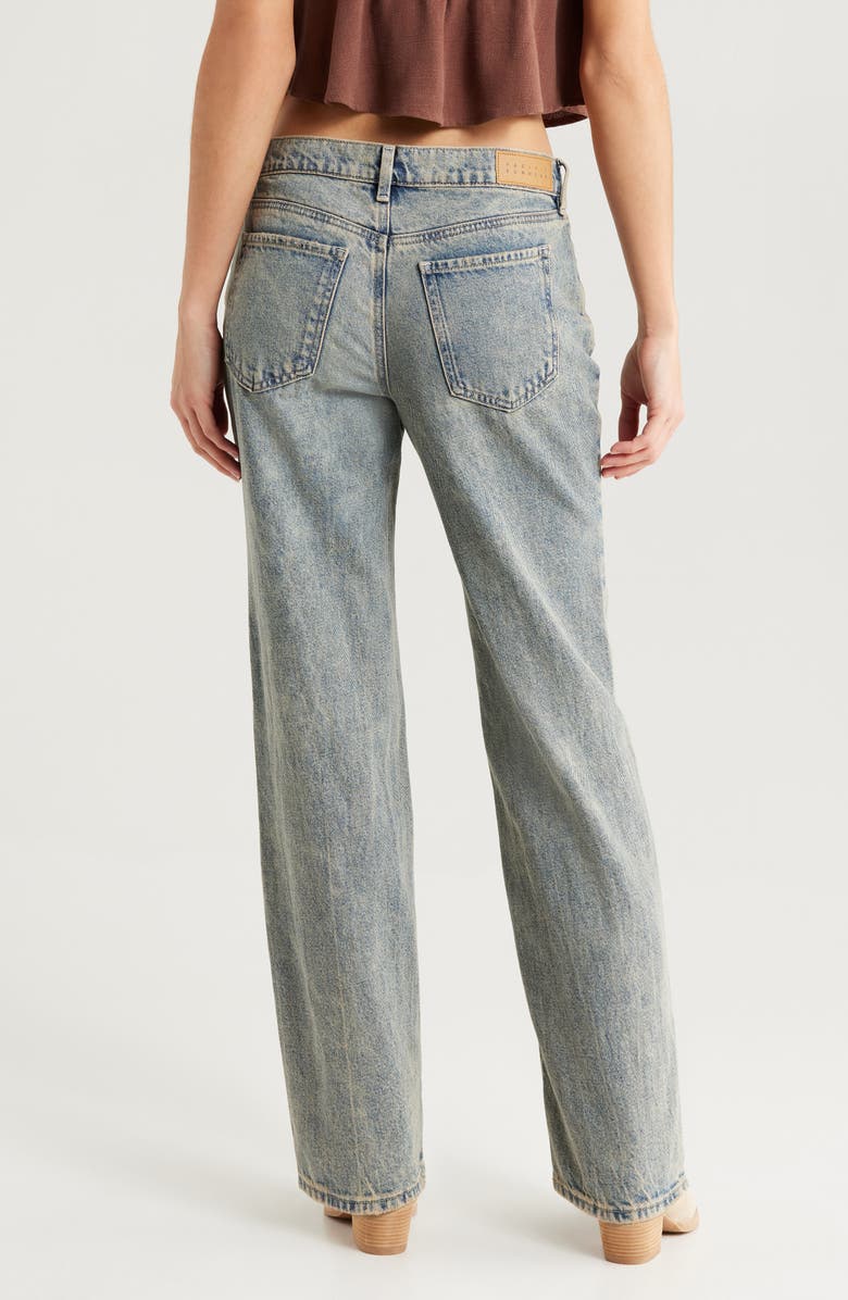 PacSun Olivianna Straight Leg Jeans, Alternate, color, Med Wash