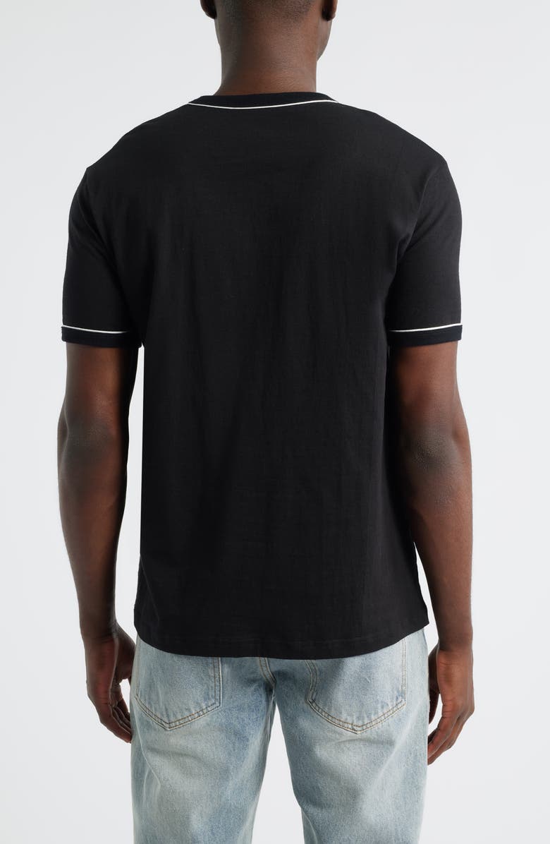 925 Originals Piping Hot Cotton Ringer T-Shirt, Alternate, color, Black