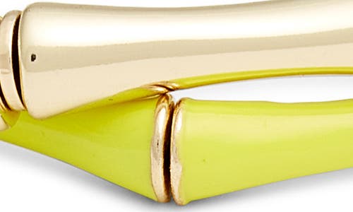 Nordstrom Set Of 2 Bamboo Link Stretch Bracelets