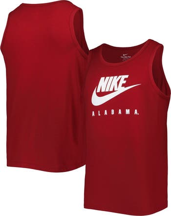 売れ筋商品|||ナイキ カットソー トップス レディース Men's White Alabama Crimson Tide Spring Break Futura Performance Tank Top White Men's Nike White Alabama Crimson Tide 2024 Sideline Velocity