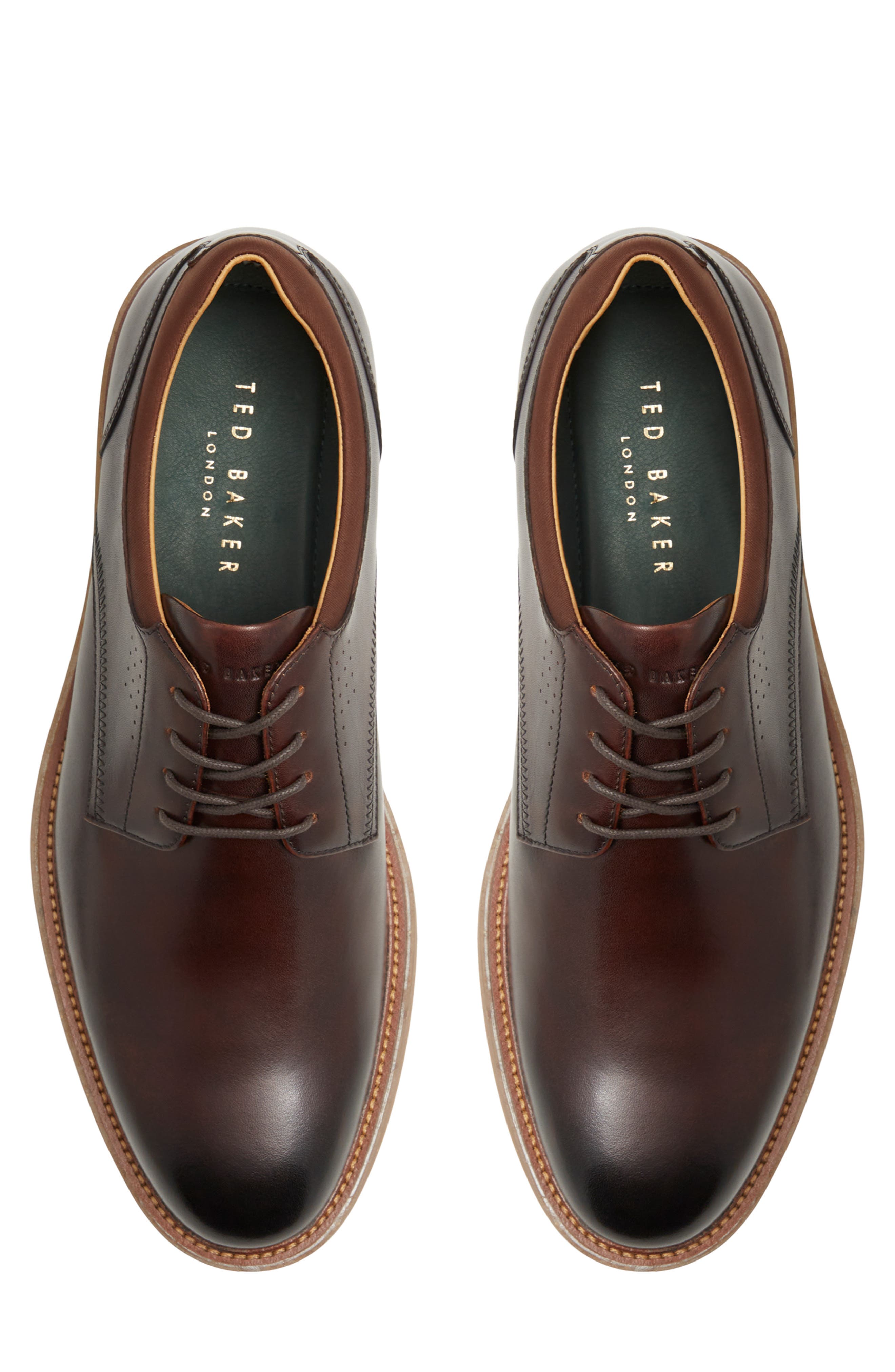 Ted Baker London Swanley Plain Toe Derby, Alternate, color, 