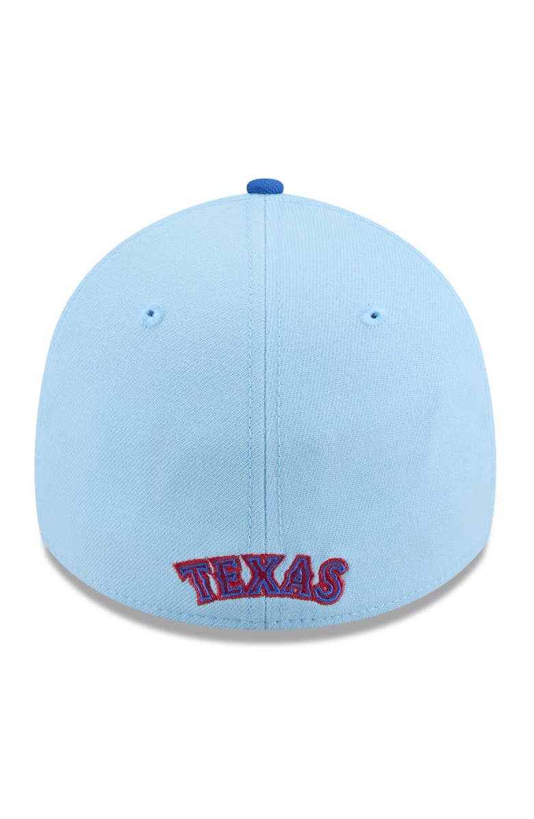New Era Men's New Era Light Blue/Royal Texas Rangers 2025 Fourth of July 39THIRTY Flex Hat, Alternate, color,