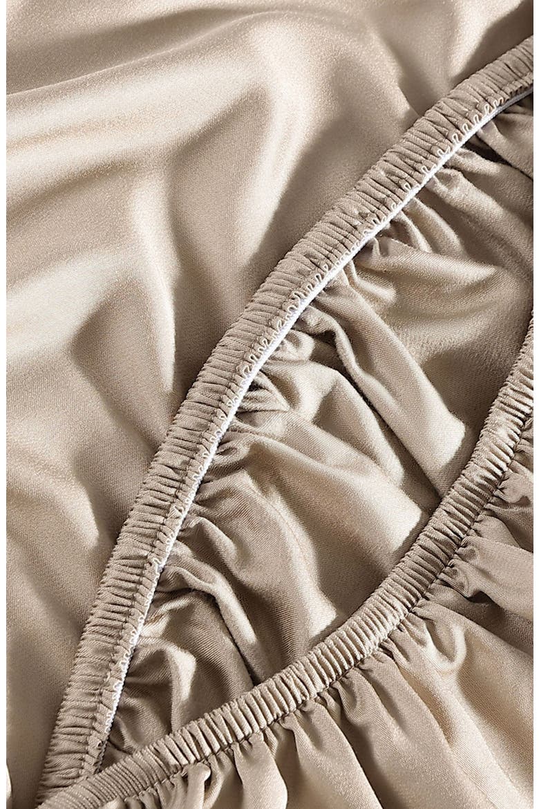 Premium Fitted Sheet, Alternate, color, TAUPE