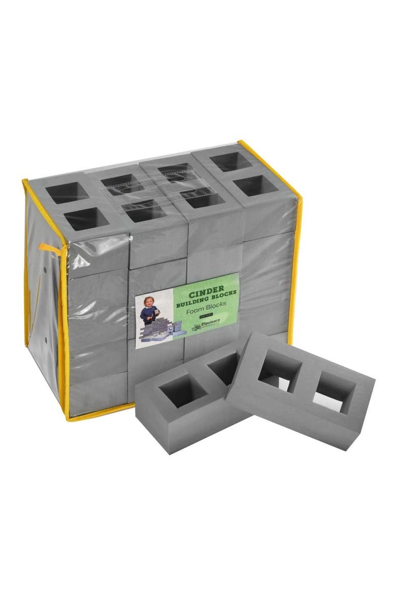 20-Piece Foam Building Block Set, Main, color, NO COLOR