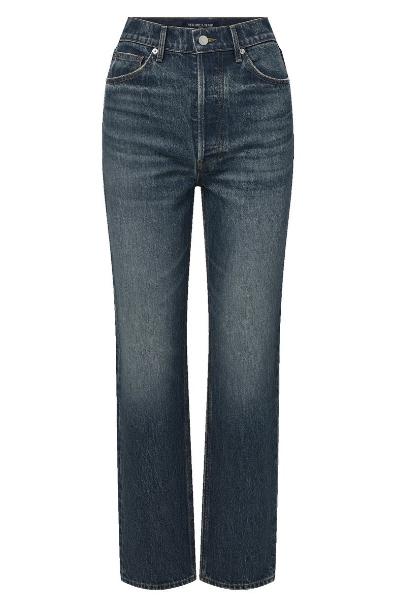 Veronica Beard Crosbie High Waist Slim Wide Leg Jeans, Alternate, color, City Lights