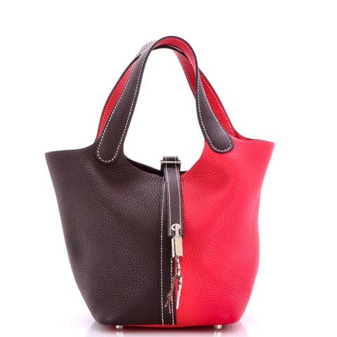 Casaque Picotin Lock Bag Clemence PM