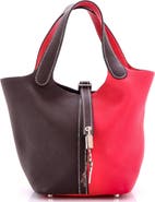 Pre-Owned Hermes Casaque Picotin Lock Bag Clemence PM