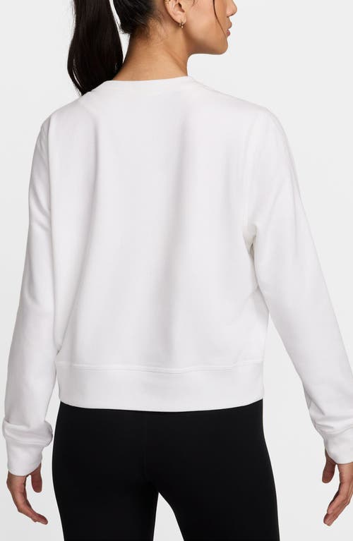Nike Dri-fit One Long Sleeve Top In Neutral