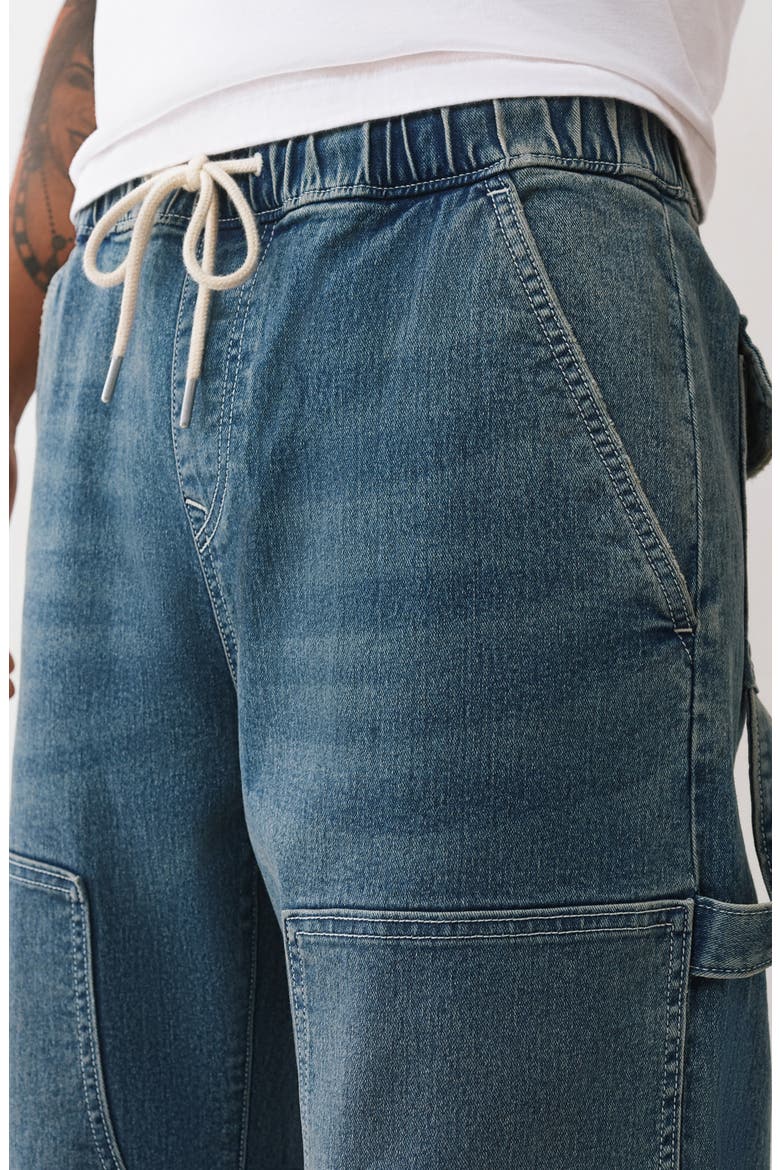 Vinny Drawstring Ultra Baggy Carpenter Jeans, Alternate, color, MEDIUM COZY FIRESIDE WASH