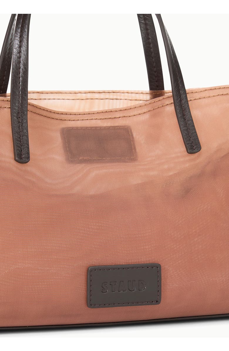 STAUD Mini Christos Mesh Tote, Alternate, color, Camel