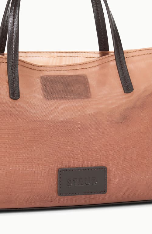 Staud Mini Christos Mesh Tote In Pink