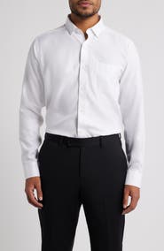 Johnston & Murphy Non-Iron Cotton Dobby Dress Shirt