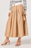 ASTR the Label Lylah Bow Detail Cotton Skirt
