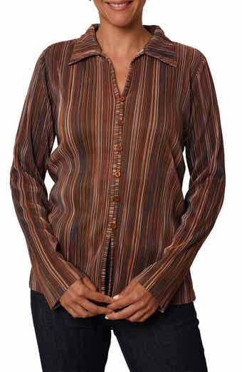 CYRUS Plissé Button-Up Shirt