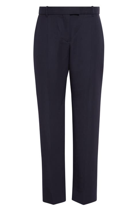 Wool Cigarette Trousers