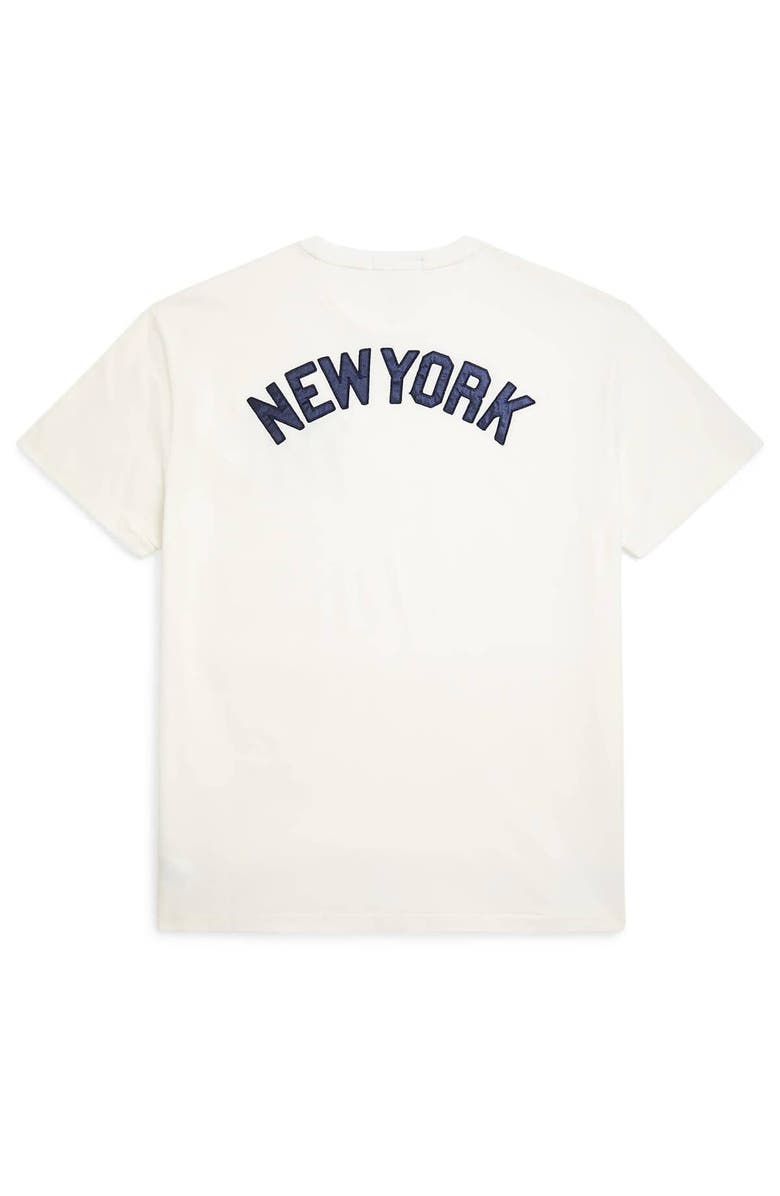 Polo Ralph Lauren Cream Yankees Jersey T-Shirt, Alternate, color, 