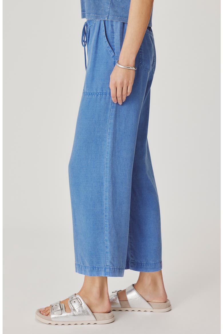 Angie Crop Wide Leg Pants, Alternate, color, PERFECT BLUE