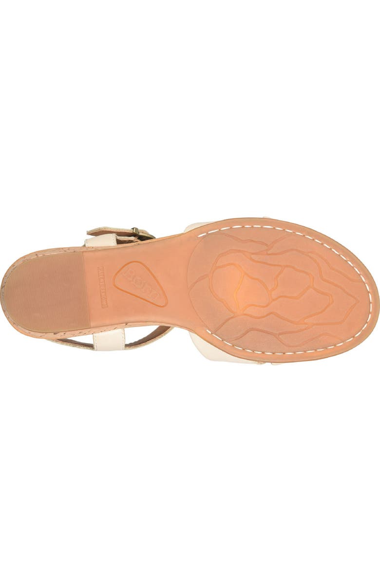 Børn Paige Wedge Sandal, Alternate, color, Cream Leather