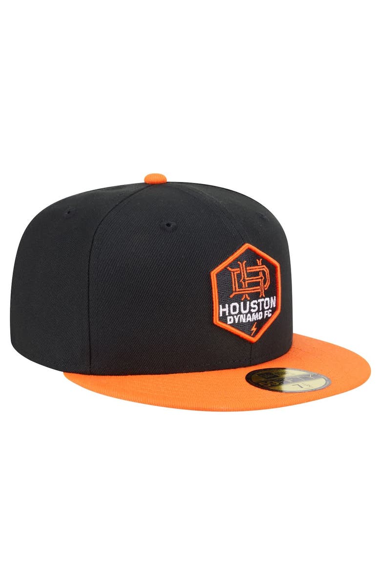 New Era Men's New Era  Black Houston Dynamo FC 2025 Kickoff 59FIFTY Fitted Hat, Alternate, color, Black