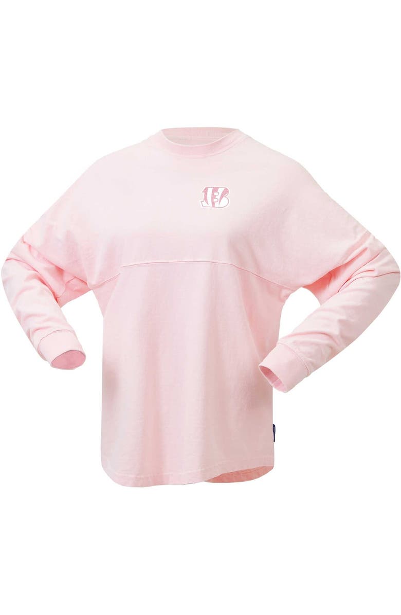 FANATICS Women's Fanatics Branded Pink Cincinnati Bengals Millennial Spirit Jersey T-Shirt, Alternate, color, Light Pink