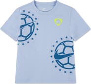 Nike Kids' Soccer Ball Graphic Cotton Blend T-Shirt