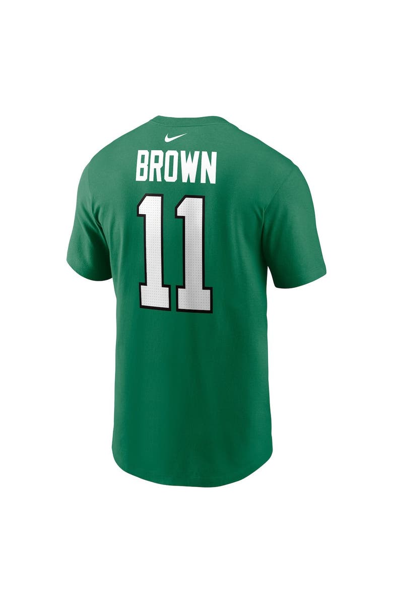 Nike Men's Nike A.J. Brown Kelly Green Philadelphia Eagles Alternate Player Name & Number T-Shirt, Alternate, color, Kelly Green