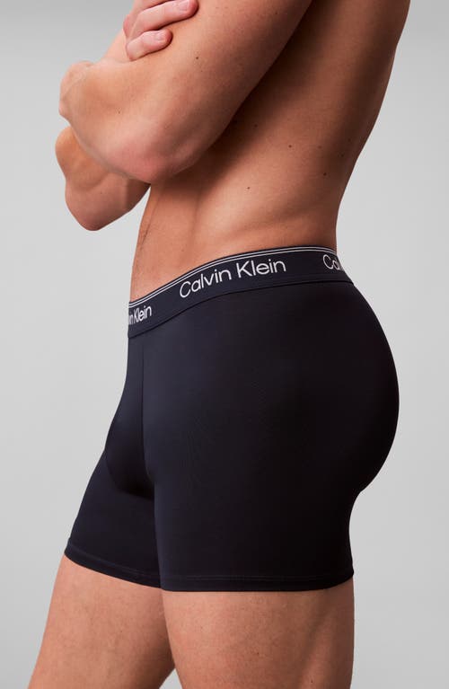 Calvin Klein Assorted 5-pack Microfiber Boxer Briefs In Black