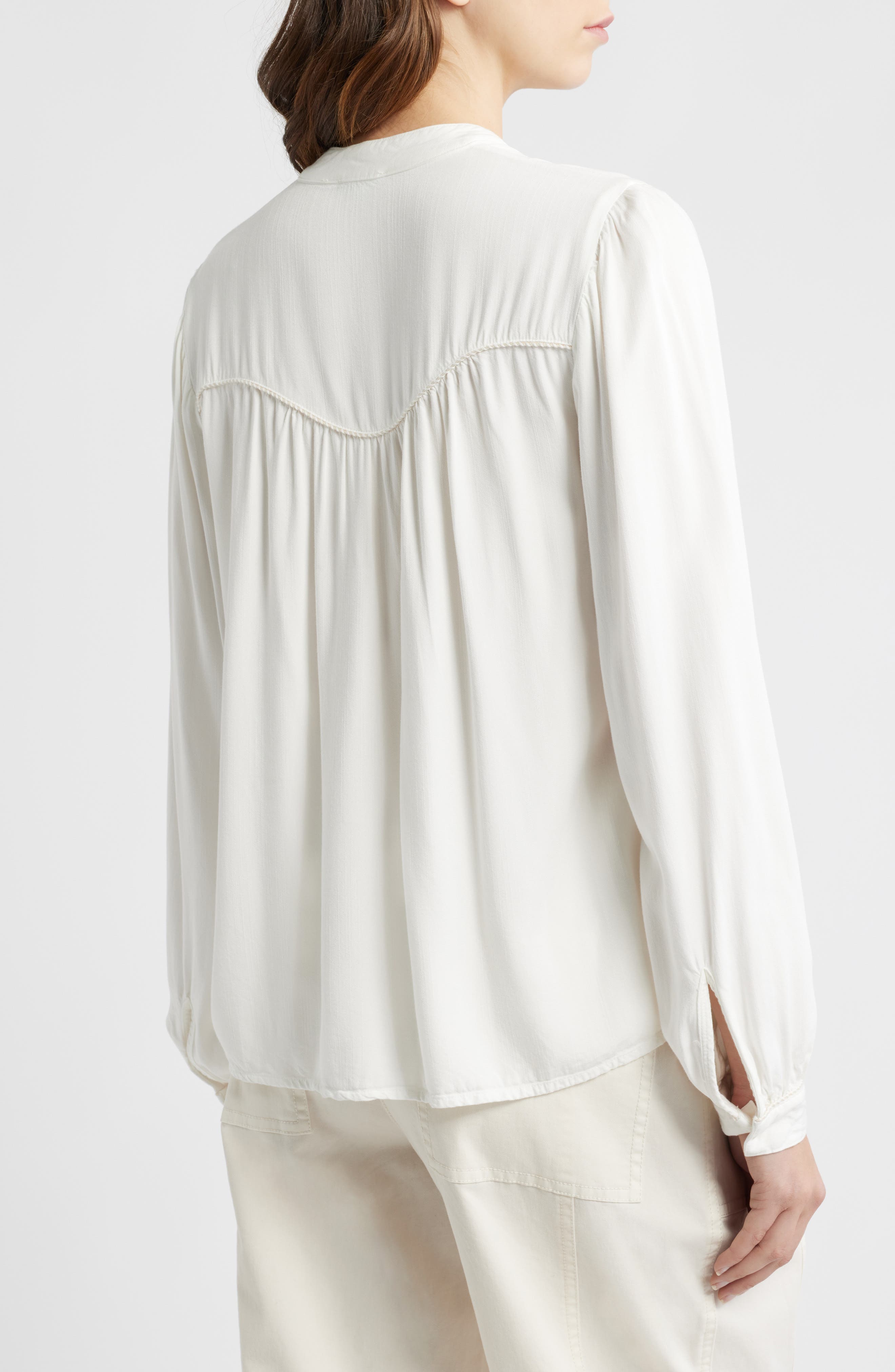 Sunna Chambray Top - image 2