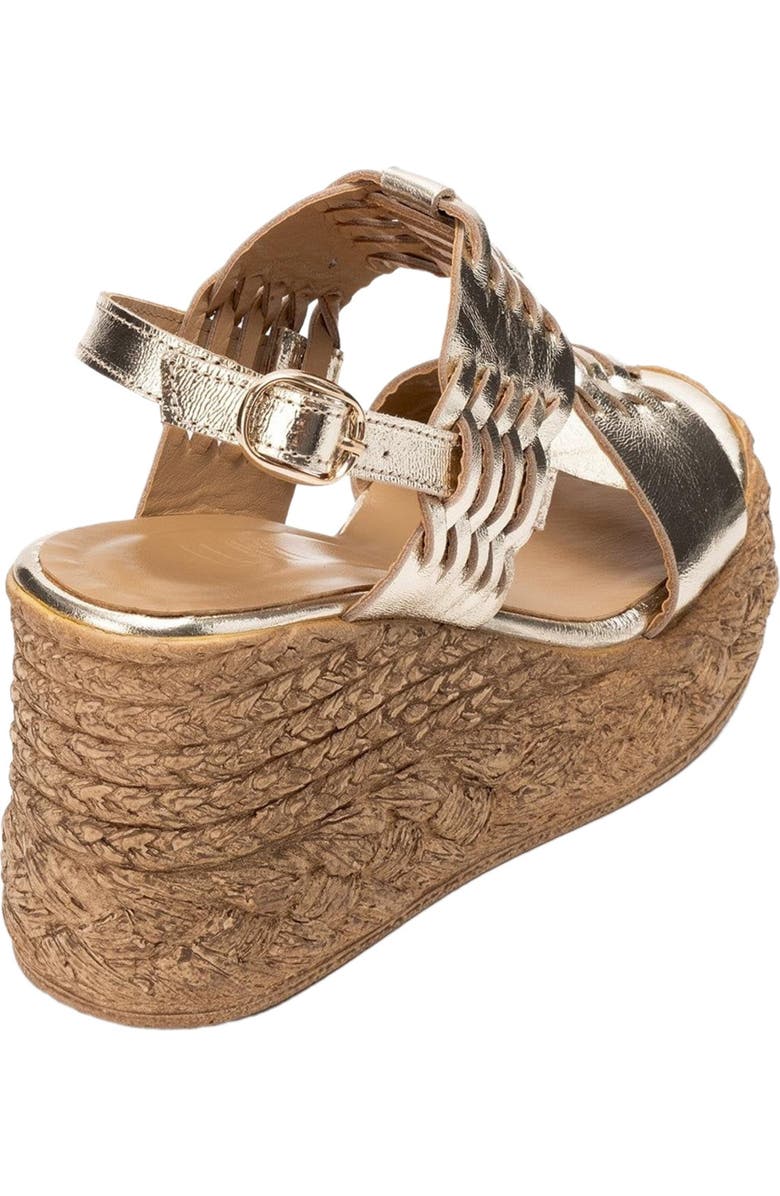 Forever & Always Shoes Olien Suede Leather Platform Espadrilles, Alternate, color,