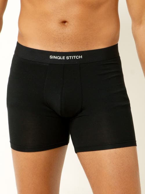 Single Stitch Modal Boxer Brief 3-pack In Multi