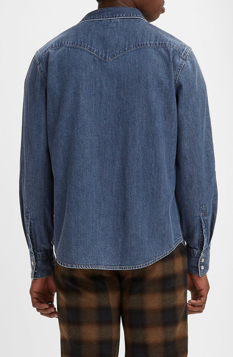Levi's<sup>®</sup> Barstow Western Standard Snap Front Shirt, Alternate, color, 