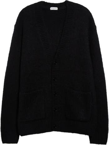 Dries Van Noten Mounia Oversize Alpaca & Merino Wool V-Neck Dries Van Noten Mounia Oversize Alpaca & Merino Wool V-Neck