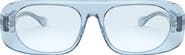 Burberry 57mm Eclectic Luxury Shield Sunglasses