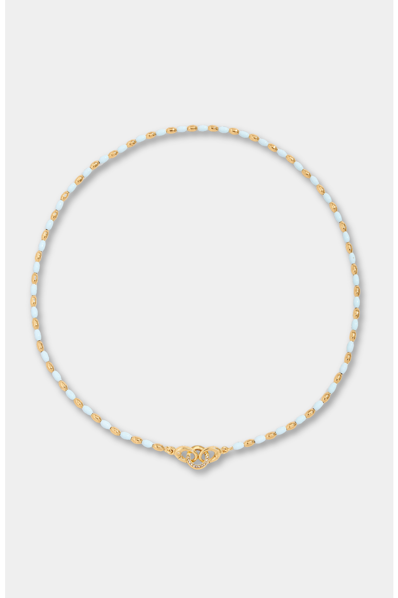 Joie Beaded Necklace, Main, color, Light Blue