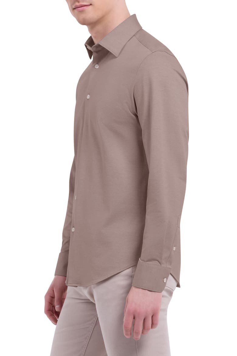 James OoohCotton® Button-Up Shirt, Alternate, color, CAMEL