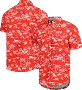 Reyn Spooner Men's Reyn Spooner Scarlet San Francisco 49ers Throwback Kekai Print Button-Up Shirt