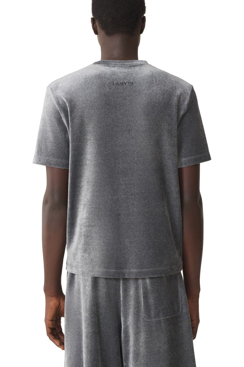 Velvet T-Shirt, Alternate, color, Dark Grey