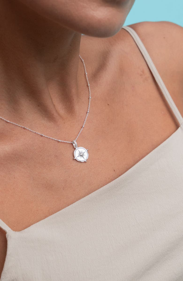 Dower & Hall Small True North Talisman Pendant, Alternate, color, Sterling Silver