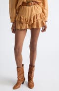 Isabel Marant Étoile Jocadia Ruffle Cotton Miniskort