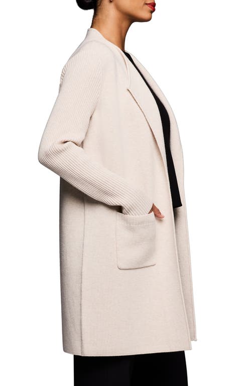 Nic + Zoe Nic+zoe Juliette Wool & Cashmere Coat In Neutral