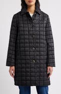 CeCe Boucle Quilted Longline Jacket