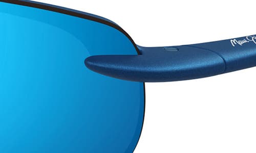 MAUI JIM MAUI JIM HOOKIPA 63MM POLARIZEDPLUS®2 RECTANGULAR SUNGLASSES