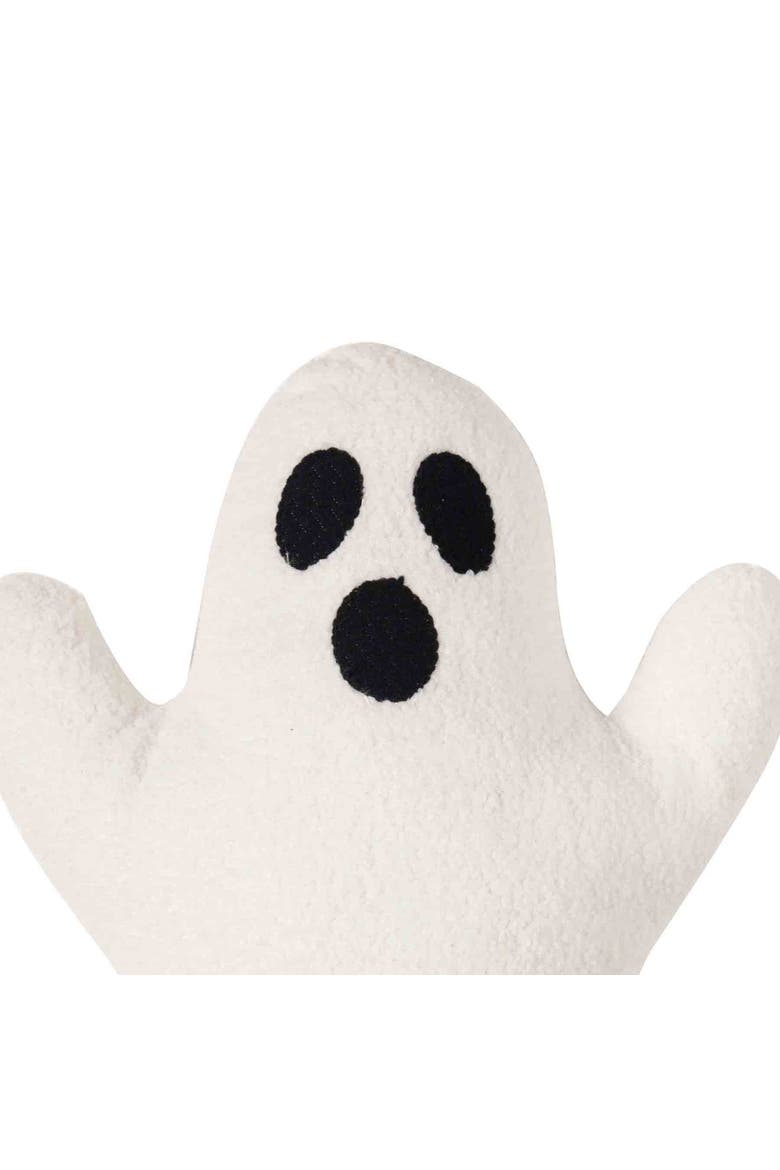 Ghost Shaped Halloween Throw Pillow 13" x 19", Alternate, color, White