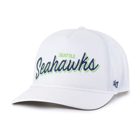 Men's '47 White Seattle Seahawks Brrr Fairway Hitch Adjustable Hat