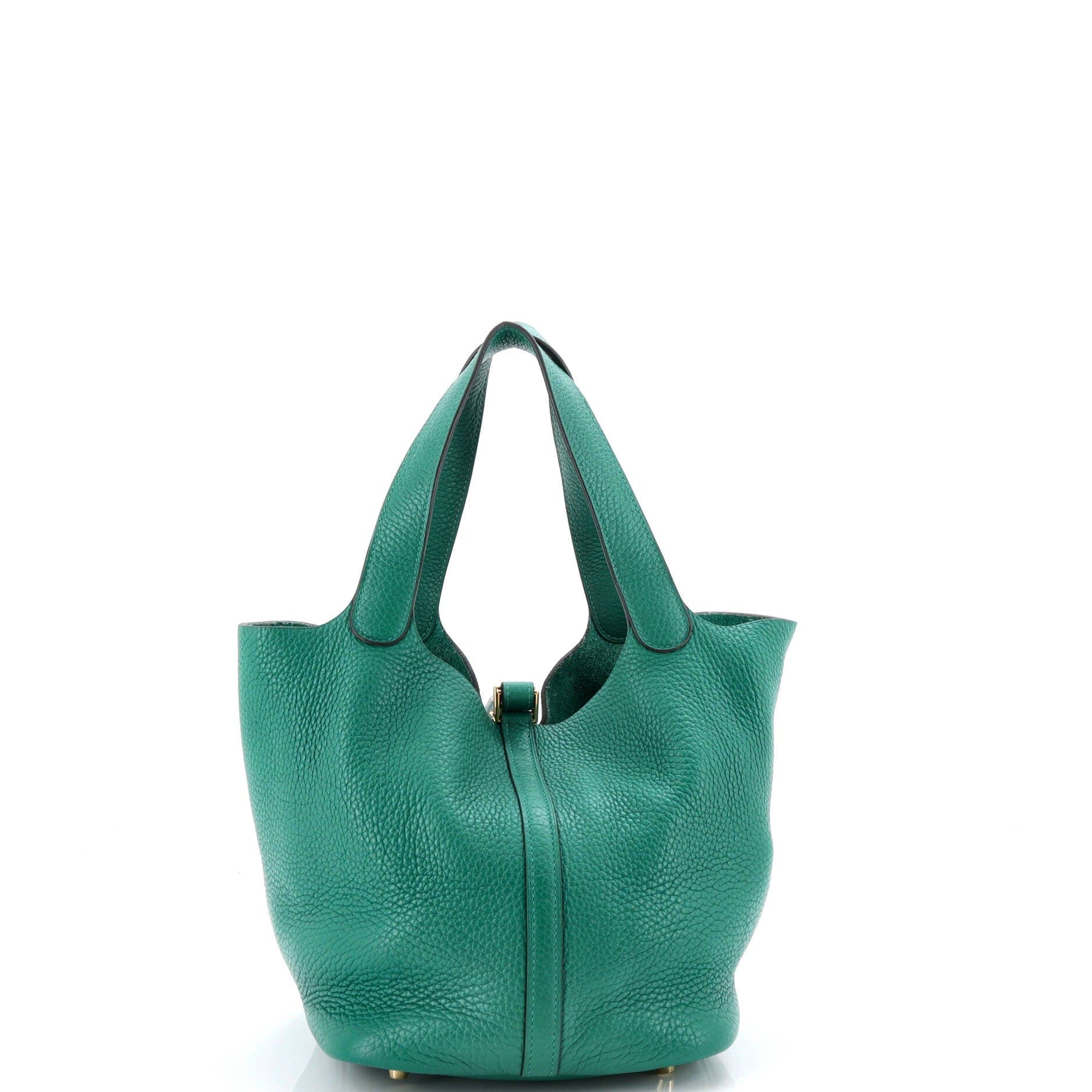 Pre-Owned Hermes Picotin Lock Bag Clemence MM, Alternate, color, 