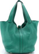 Pre-Owned Hermes Picotin Lock Bag Clemence MM