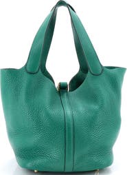 Pre-Owned Hermes Picotin Lock Bag Clemence MM