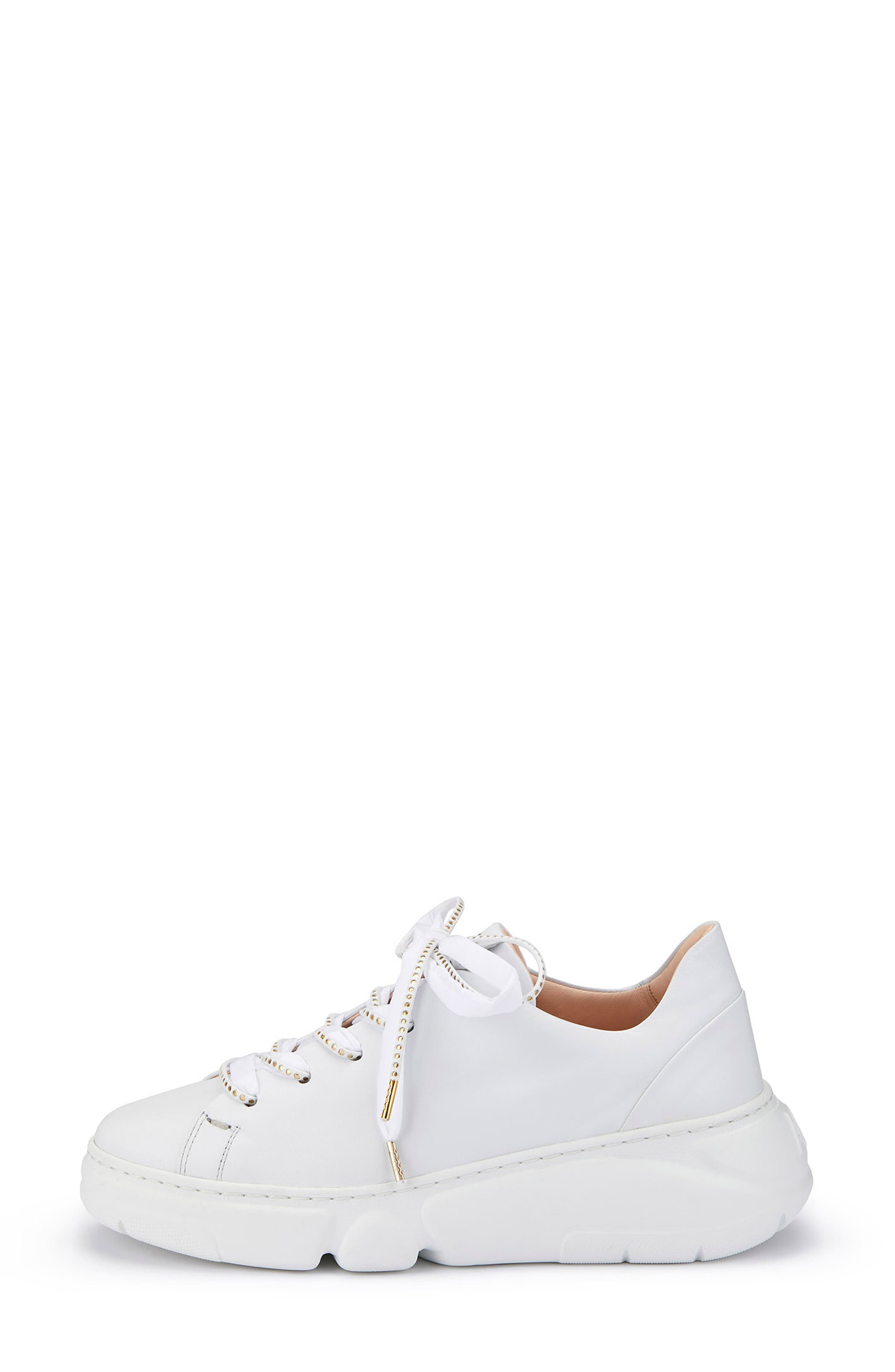 AGL Shiela Leather Chunky Sneaker, Alternate, color, 