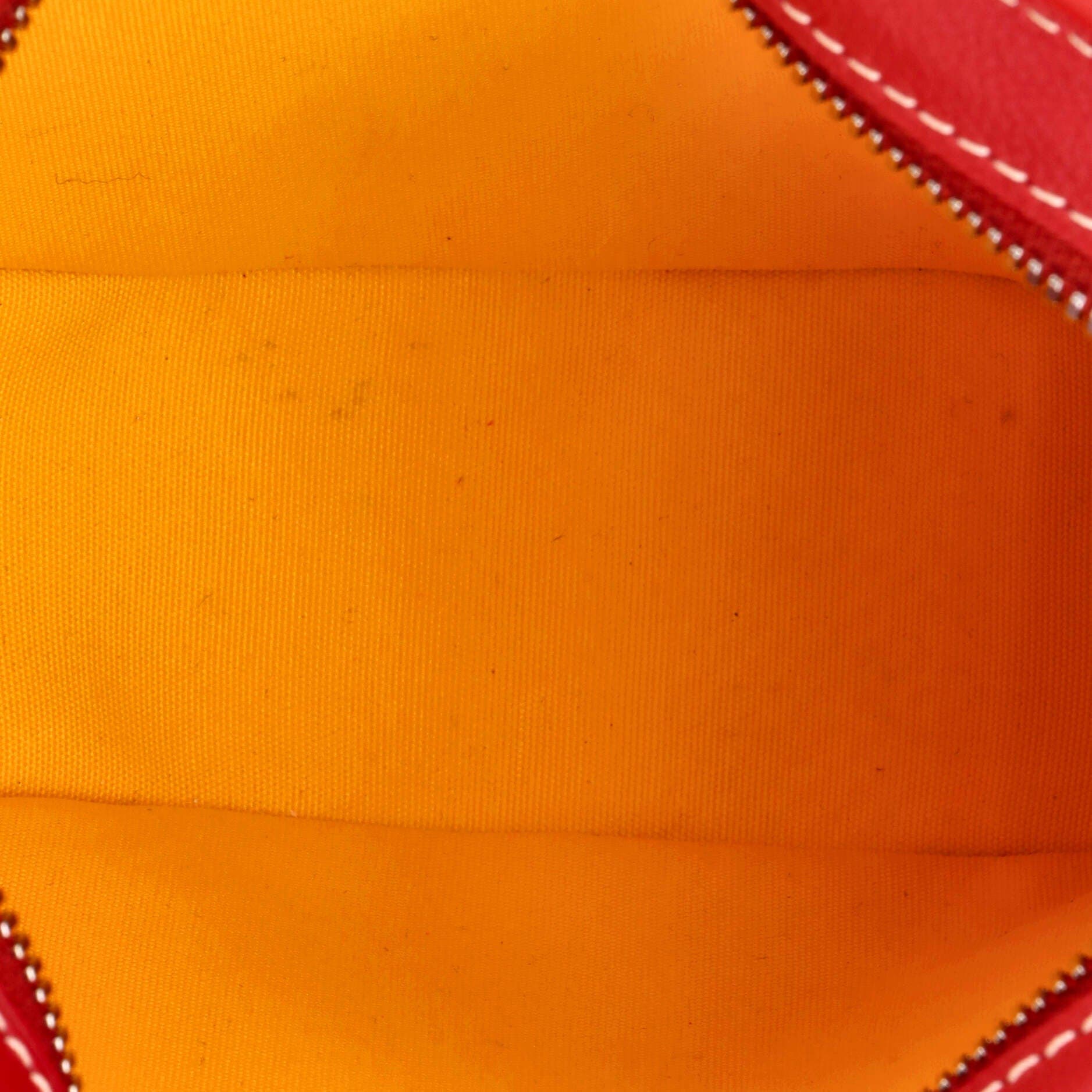 Pre-Owned Goyard Hirondelle Shoulder Bag Coated Canvas and Leather, Alternate, color, Red