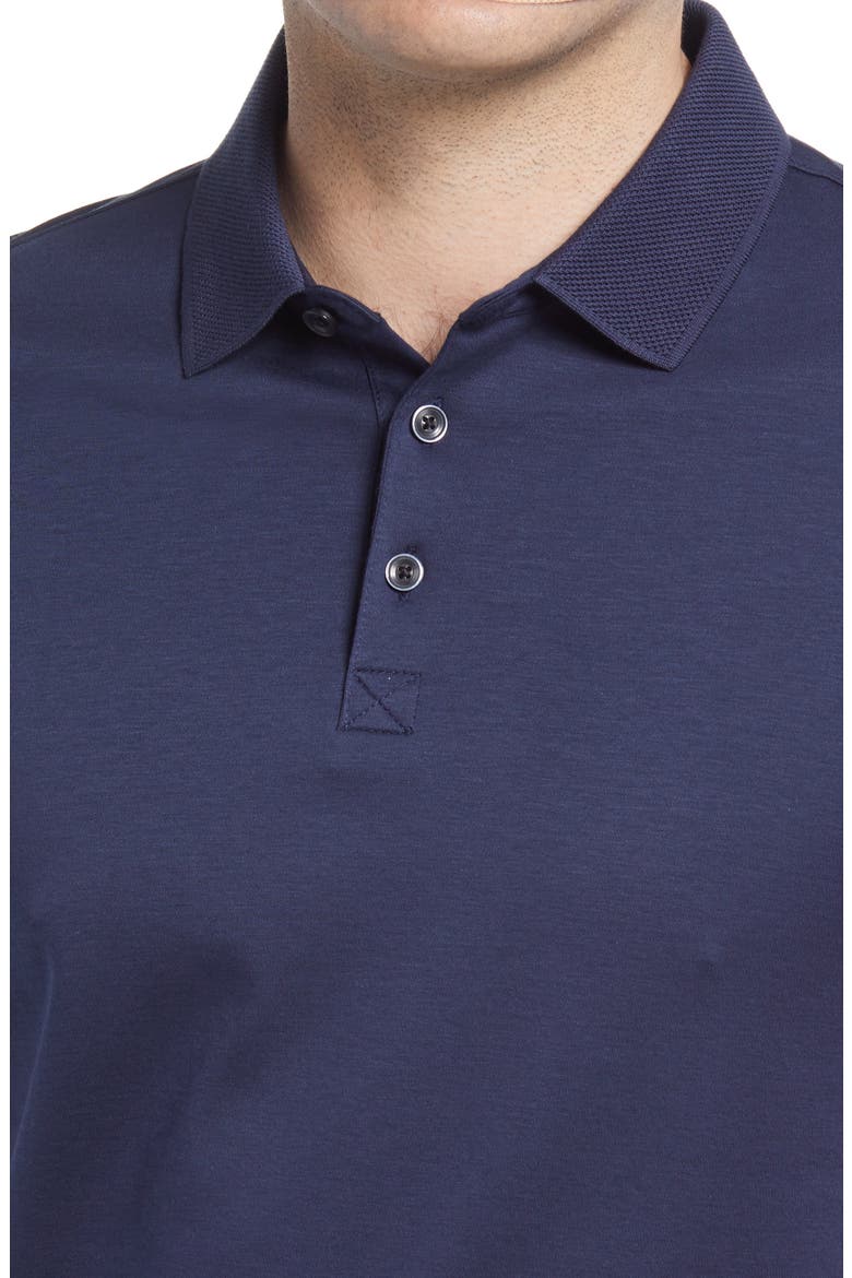 Men's Georgia Pima Cotton Polo, Alternate, color, BLUE NIGHT